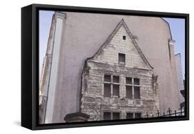 Part of the Logis Pince in Angers, Maine-Et-Loire, France, Europe-Julian Elliott-Framed Stretched Canvas