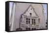 Part of the Logis Pince in Angers, Maine-Et-Loire, France, Europe-Julian Elliott-Framed Stretched Canvas