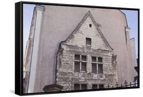 Part of the Logis Pince in Angers, Maine-Et-Loire, France, Europe-Julian Elliott-Framed Stretched Canvas