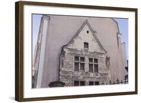 Part of the Logis Pince in Angers, Maine-Et-Loire, France, Europe-Julian Elliott-Framed Photographic Print