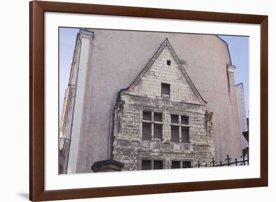 Part of the Logis Pince in Angers, Maine-Et-Loire, France, Europe-Julian Elliott-Framed Photographic Print