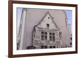 Part of the Logis Pince in Angers, Maine-Et-Loire, France, Europe-Julian Elliott-Framed Photographic Print