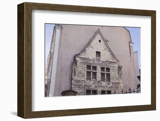 Part of the Logis Pince in Angers, Maine-Et-Loire, France, Europe-Julian Elliott-Framed Photographic Print