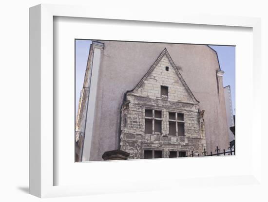 Part of the Logis Pince in Angers, Maine-Et-Loire, France, Europe-Julian Elliott-Framed Photographic Print