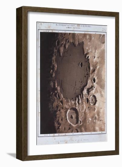 Part of the Lunar Surface, 1857-null-Framed Giclee Print