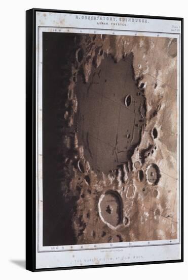 Part of the Lunar Surface, 1857-null-Framed Stretched Canvas