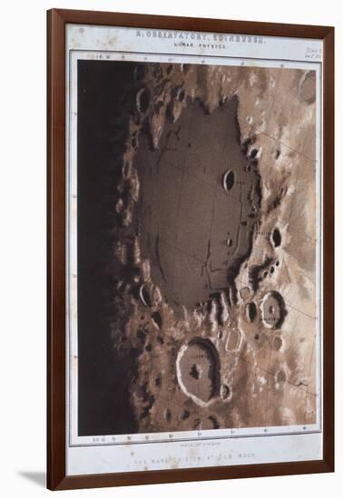 Part of the Lunar Surface, 1857-null-Framed Giclee Print