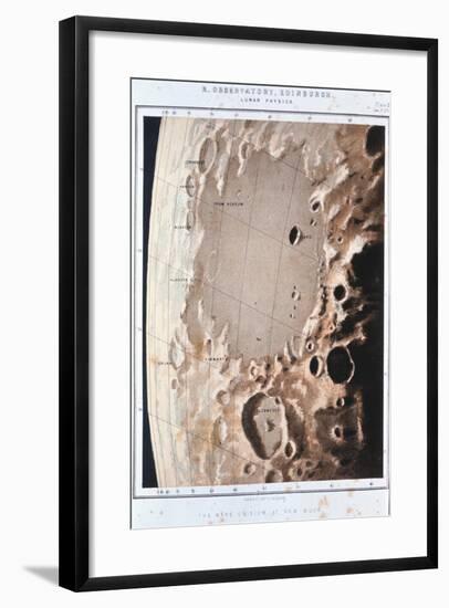 Part of the Lunar Surface, 1857-null-Framed Giclee Print