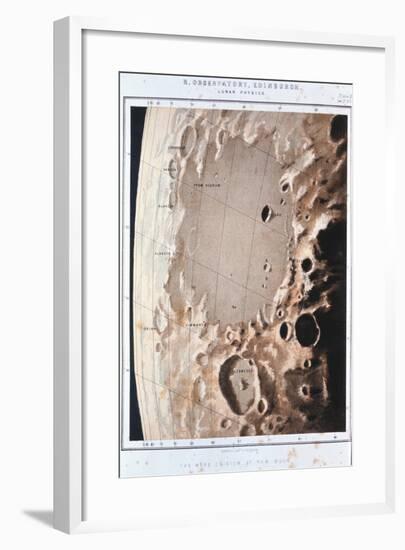 Part of the Lunar Surface, 1857-null-Framed Giclee Print