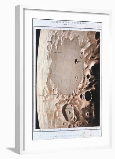 Part of the Lunar Surface, 1857-null-Framed Giclee Print