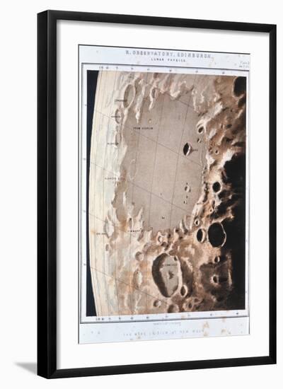 Part of the Lunar Surface, 1857-null-Framed Giclee Print