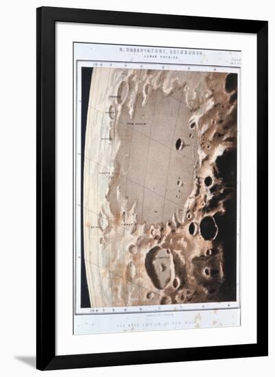 Part of the Lunar Surface, 1857-null-Framed Giclee Print