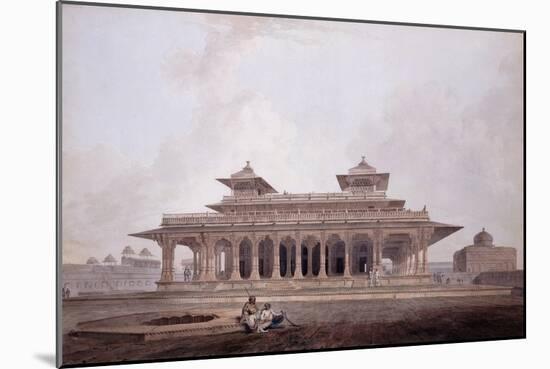 Part of the Palace Within the Fort of Allahabad-Thomas & William Daniell-Mounted Giclee Print