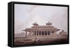 Part of the Palace Within the Fort of Allahabad-Thomas & William Daniell-Framed Stretched Canvas