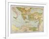 Part of the Roman Empire, Showing St Paul's Journeys-null-Framed Art Print