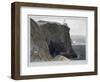 'Part of the South Stack, Holyhead', Anglesey, Wales, 1829-William Daniell-Framed Giclee Print