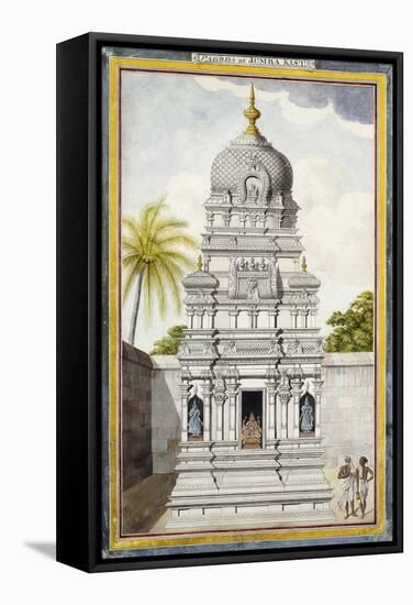 Part of the Temple of Jambukeshvara-null-Framed Stretched Canvas