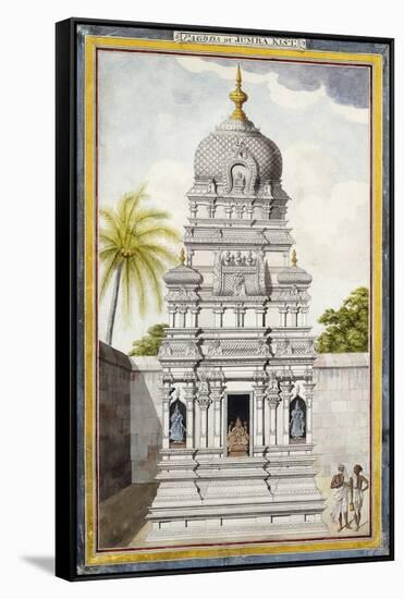 Part of the Temple of Jambukeshvara-null-Framed Stretched Canvas