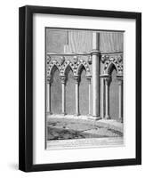 Part of the Vestibule of the Temple Church, City of London, 1812-John Thomas Smith-Framed Giclee Print