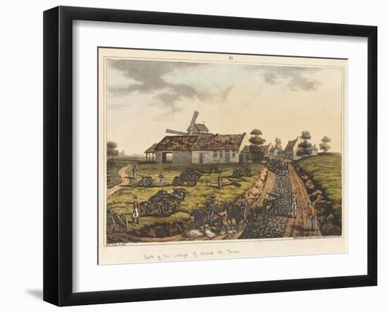 Part of the Village of Mont St Jean-James Rouse-Framed Giclee Print