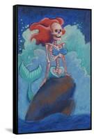 Part of Your (Skelly) World-Marie Marfia Fine Art-Framed Stretched Canvas