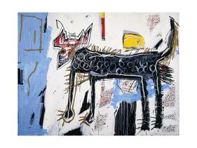 Part Wolf-Jean-Michel Basquiat-Framed Giclee Print