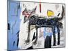 Part Wolf-Jean-Michel Basquiat-Mounted Premium Giclee Print