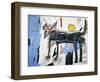 Part Wolf-Jean-Michel Basquiat-Framed Premium Giclee Print