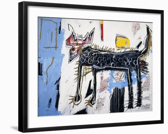 Part Wolf-Jean-Michel Basquiat-Framed Giclee Print