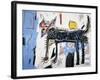 Part Wolf-Jean-Michel Basquiat-Framed Giclee Print