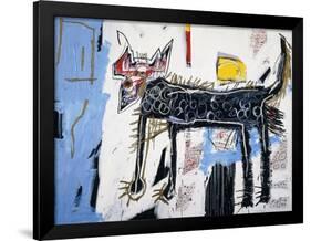 Part Wolf-Jean-Michel Basquiat-Framed Giclee Print