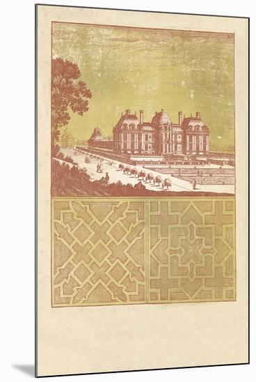 Parterre II - Terra-A^ Poiteau-Mounted Giclee Print