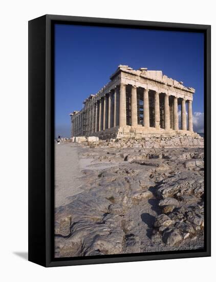 Parthenon, Acropolis, Athens, Greece-Jon Arnold-Framed Stretched Canvas