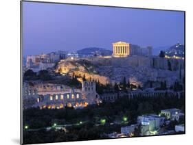 Parthenon, Acropolis, Athens, Greece-Walter Bibikow-Mounted Photographic Print