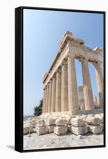 Parthenon, Acropolis, Athens, Greece-Jim Engelbrecht-Framed Stretched Canvas