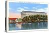 Parthenon and Lake, Nashville, Tennessee-null-Stretched Canvas