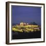 Parthenon and the Acropolis at Night, UNESCO World Heritage Site, Athens, Greece, Europe-Roy Rainford-Framed Photographic Print