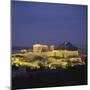 Parthenon and the Acropolis at Night, UNESCO World Heritage Site, Athens, Greece, Europe-Roy Rainford-Mounted Photographic Print