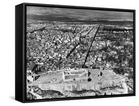 Parthenon and the Acropolis-Charles Rotkin-Framed Stretched Canvas