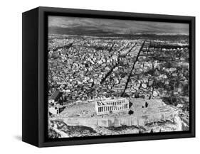 Parthenon and the Acropolis-Charles Rotkin-Framed Stretched Canvas