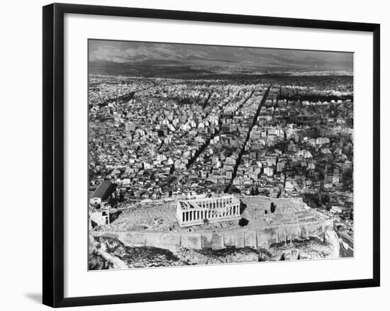 Parthenon and the Acropolis-Charles Rotkin-Framed Photographic Print