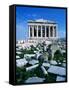 Parthenon at Acropolis (Sacred Rock), Athens, Greece-Izzet Keribar-Framed Stretched Canvas