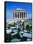 Parthenon at Acropolis (Sacred Rock), Athens, Greece-Izzet Keribar-Framed Stretched Canvas