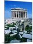 Parthenon at Acropolis (Sacred Rock), Athens, Greece-Izzet Keribar-Mounted Photographic Print