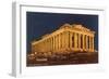 Parthenon at Night, Acropolis-null-Framed Art Print