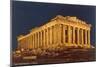 Parthenon at Night, Acropolis-null-Mounted Art Print