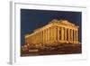 Parthenon at Night, Acropolis-null-Framed Art Print