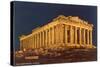 Parthenon at Night, Acropolis-null-Stretched Canvas