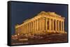 Parthenon at Night, Acropolis-null-Framed Stretched Canvas