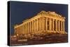 Parthenon at Night, Acropolis-null-Stretched Canvas